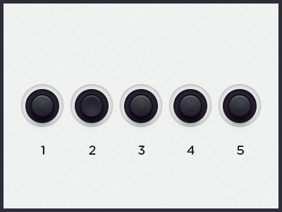 WEGA 51K UI — Mini buttons button five function off on preset ui ux wega