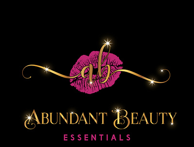 Abundant Beauty Logo beauty cosmetics fashion lips yoga