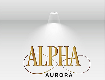 Alpha Aurora logo beauty vector yoga