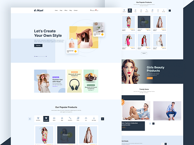 Fashion E-Commerce Landing Page ecommerce fashion fashion ecommerce fashoin figma landing page design user interface web ui website design