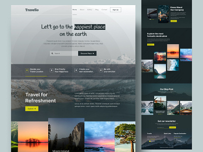 Travello - Travel Agency Website