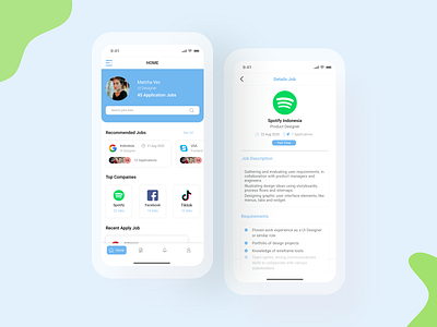 Job Seeker Home App app job job seeker mobile app mobile design mobile ui ui uidesign