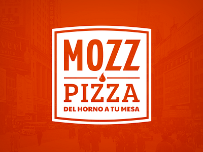 Mozz Pizza branding design hermosillo identity logo logotype mexico pizza