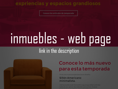 Inmuebles bootstrap furniture site hermosillo website webpage website wordpress