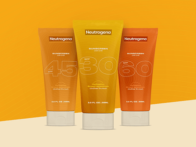 Neutrogena sunscreen packaging redesign branding neutrogena packaging pattern