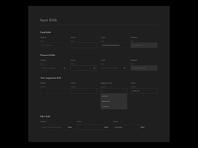 Artgaze UI kit