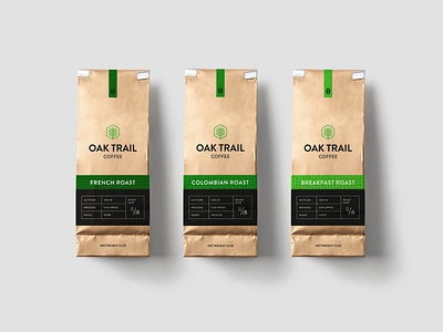 Oak Trail Coffee Packaging