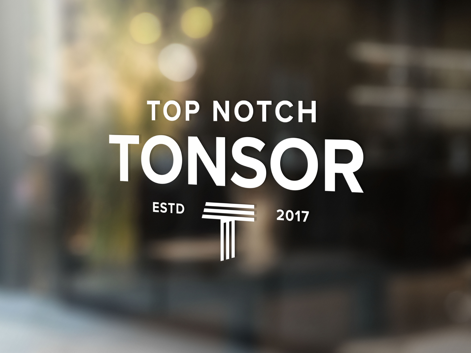 Top Notch Tonsor Logo Lockup by Sam Wilks on Dribbble