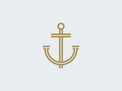 Anchor Mark anchor illustration anchor logo brand identity branding design freelance design graphicdesign graphicdesigner illustration logo logo mark nautical branding nautical logo