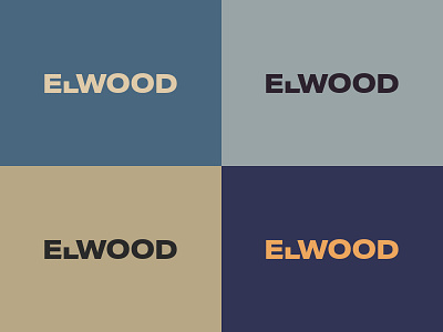 Elwood Design Co Branding Concept adobe xd branding design freelance icon illustrator logo minimal typography vector web woodworking
