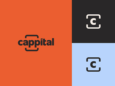 Cappital Logo Design agency brand identity brand strategy branding combo logo figma figma design logo logo design minimal monogram swiss modern vector wordmark