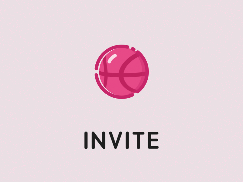 Invites 2 dribbble invitation invite