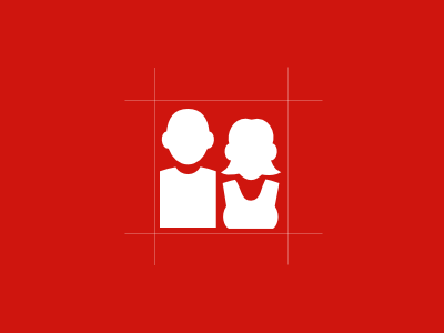 People, Friends, Couple or Parents glyph icon