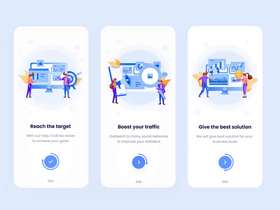 Onboarding screen animation onboarding illustration onboarding screen onboarding screens project management tool protopie