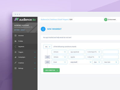 dashboard design for audience