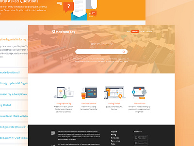 Mapyourtag web design