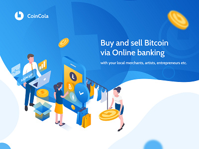 Coincola - bitcoin marketplace website