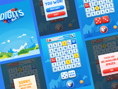 Game UI design game game asset gui illustration ipad tablet ui ux