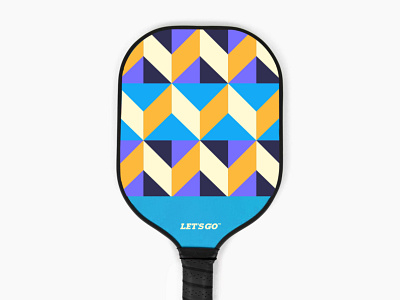 LET'S GO PICKLEBALL - Paddle 2 art direction branding sports