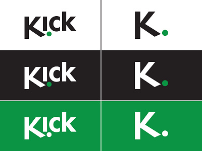 Kick Logos brand brand design brand identity branding design football futbol goal kick learn logo design logo logo design logomark logos logosai logotype process soccer visual identity wordform