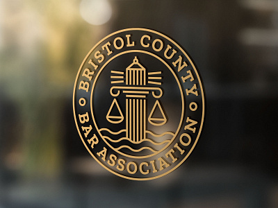 Bristol County Bar Association (BCBA) - Signage badge brand brand design brand identity brand identity design branding crest design process emblem law learn logo design logo logo design logomark logos logos ai nautical signage visual identity visual identity design