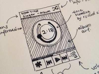 Music Player Sketch