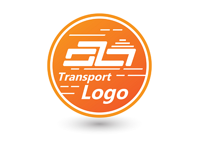 Transport and expedition brand car cargo company expedition gradient logo logo transport orange package packing shipping transport transportation