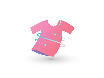 T-shirt 3d cloth clothing design gradient t shirt