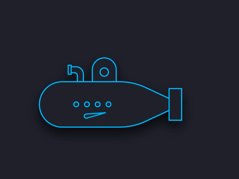 Submarine animation gif icon submarine