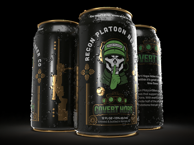 Recon Platoon Beer Co. Branding