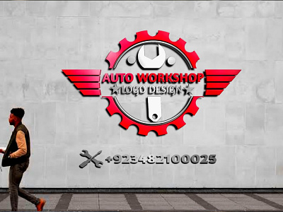 Auto workshop logo design