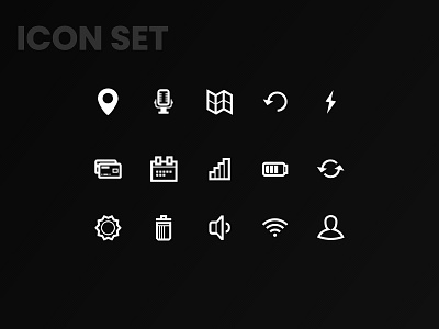 Icon Set illustration vector
