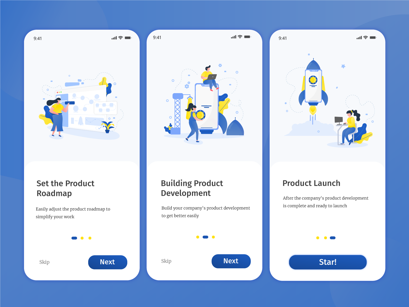 UI/UX Onboarding Screen For Launch Product Apps By Baguzt On Dribbble