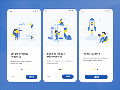 UI/UX Onboarding screen for Launch Product Apps app app mobile apps design apps screen clean color design flatdesign icons illustraion ui ui design ui screen ui ux ui ux design ui ux designer ux ux screen