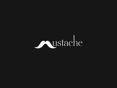 Logo concept "Mustache" adobe illustrator design ecdesign elvincefer graphicdesigner logo logodesign logomark logotype