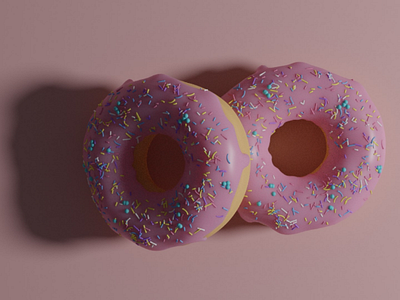 Doughnut-donut 3dillustrationblender3ddonut