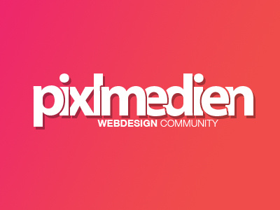 PIXLMEDIEN - Logotype community logo logotype pixlmedien webdesign
