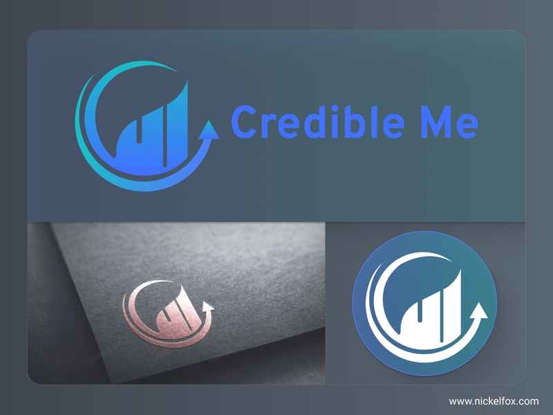 Credible Me branding clean color credit design education free freebies grades graphic design layout logo logodesign new presentation trending typography ui ux vector