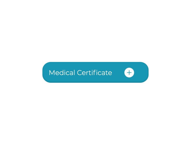 Medical Certificate Interactive Button add attachment form medical app photo ui