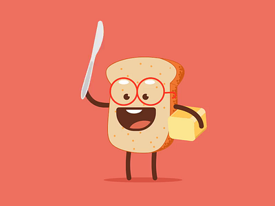 Bread Butter @2x @animation @chilli @daily ui @design animated gif animation art design gif illustration typography ui ux vector video