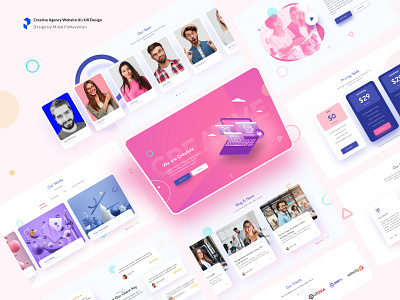 Agency Website UI Design agency agency website creative creative agency design farsi landingpage rtl ui ui design ui designer uidesign uiux user interface ux design website website design طراحی رابط کاربری طراحی وبسایت