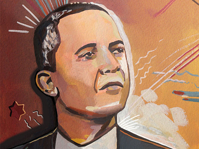 Barack Obama Portrait Illustration