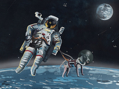 Space Animation Illustration