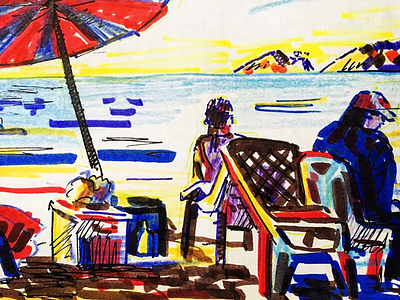 Patong Beach Sketch