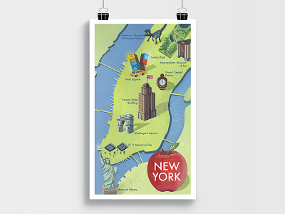 A3 New York City Art Print