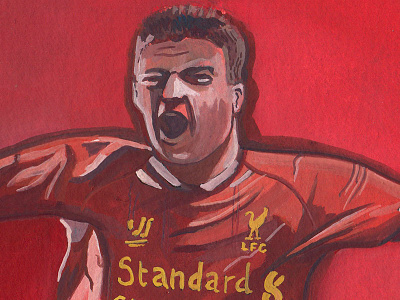 Steven Gerrard, Liverpool Original Painting