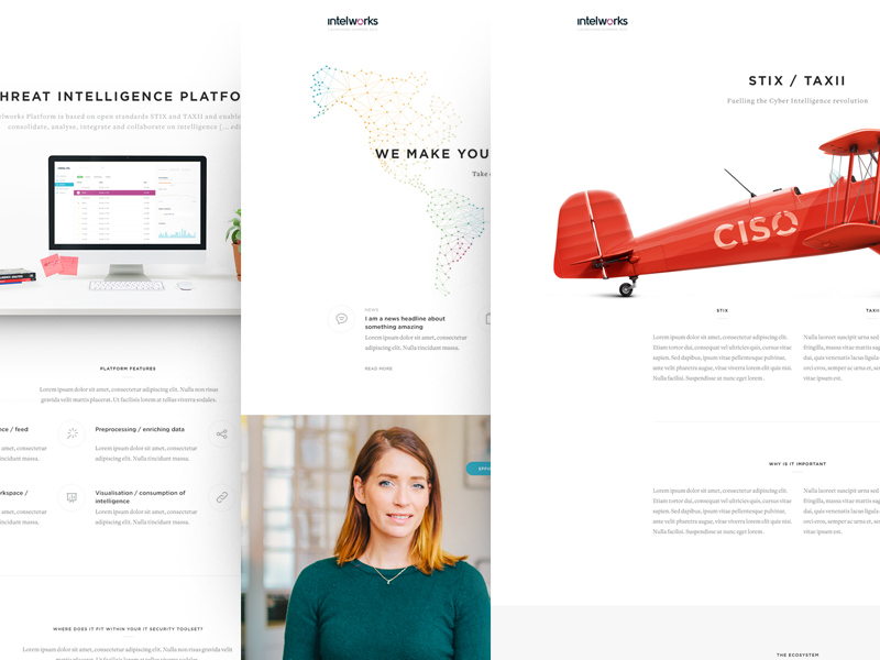 Intelworks : Live site! tools marketing css animations security platform minimal intelligence toolset graph world map