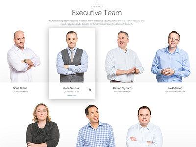 Protectwise : Executive Team board cloud directors enterprise executive group linkedin people security team twitter zen