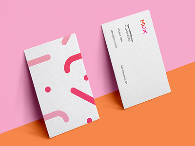 Mux : Business Cards branding business business cards cards mux