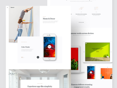 Famous : Industry pages color decor decoration famous home layout picker simplicity tablet